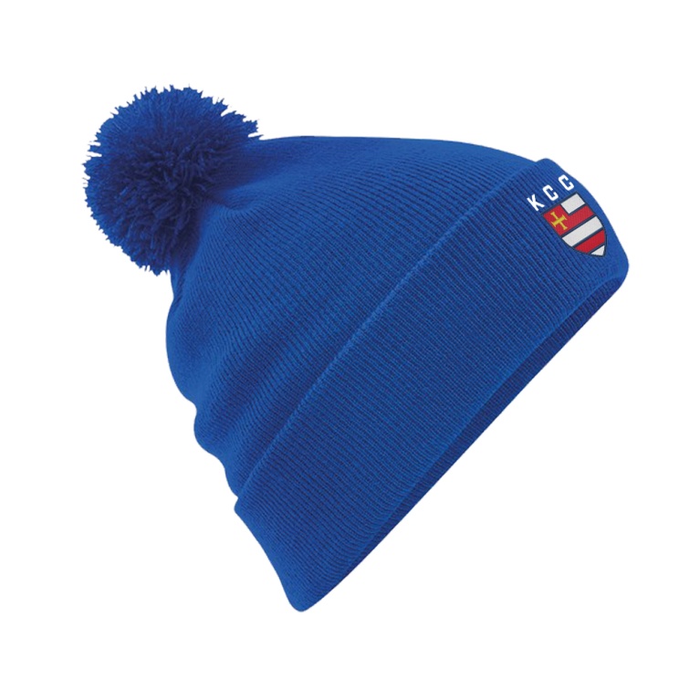 KIRKBY IN FURNESS CC Original Pom Pom Beanie : Royal