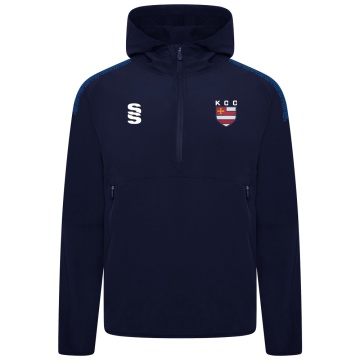 KIRKBY IN FURNESS CC Dual Elite 1/4 Zip Hoody / Rain Jacket : Navy