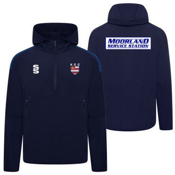 KIRKBY IN FURNESS CC Dual Elite 1/4 Zip Hoody / Rain Jacket : Navy